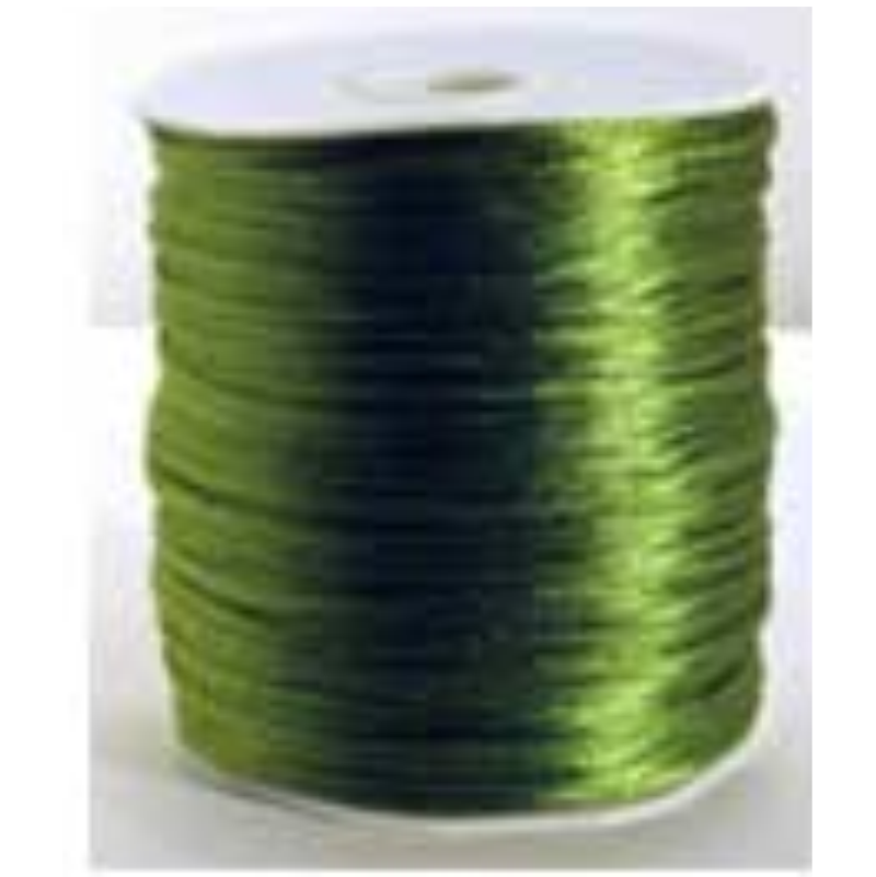 Rattail Cord Lime 2mm 100mt Roll